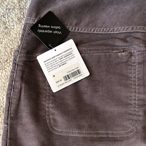 Athleta Dresses & Skirts - Athleta corduroy skirt, grey w/purple hue, size 8